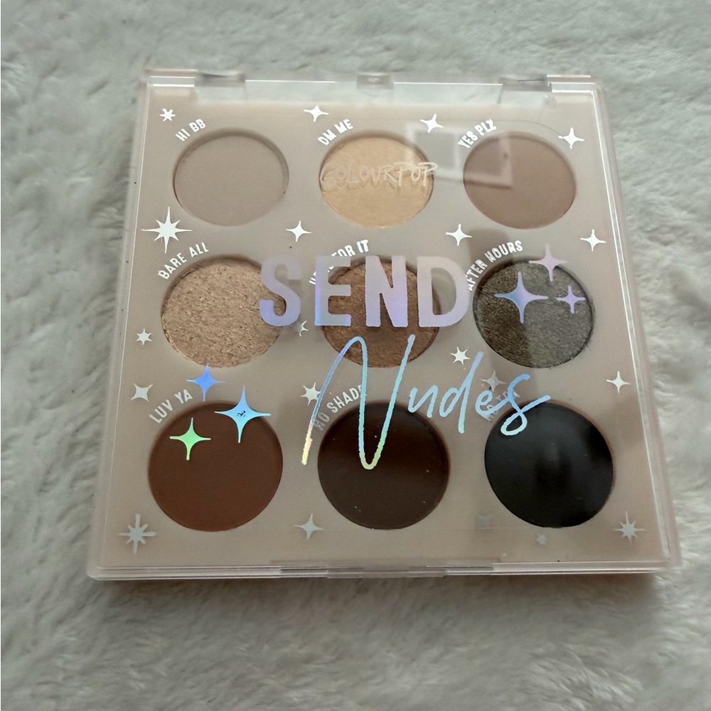 Colourpop Send Nudes 9 pan palette NEW, No Box.